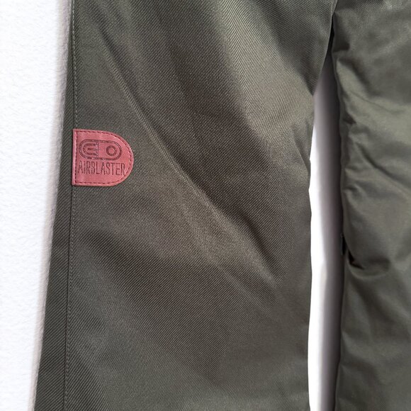 Airblaster Glacier Collection Olive Green Snowboard Pants Size Small - Picture 5 of 11